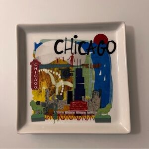 Crate & Barrel • “Road trip”‎ Chicago Plate